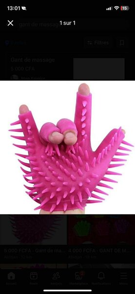 Gant de Massage Silicone