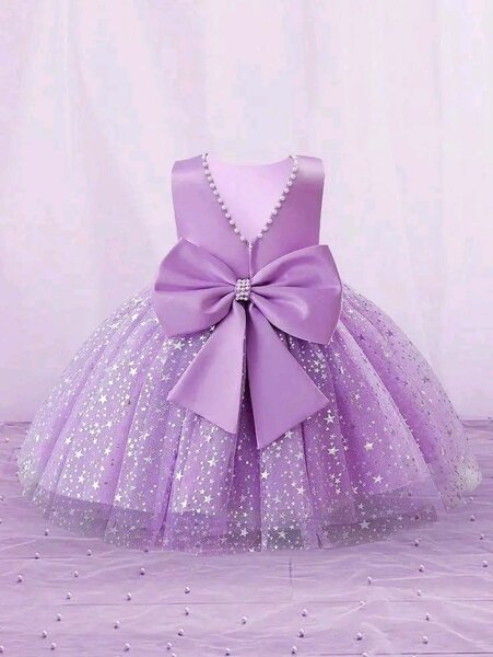 Robe de princesse lilas