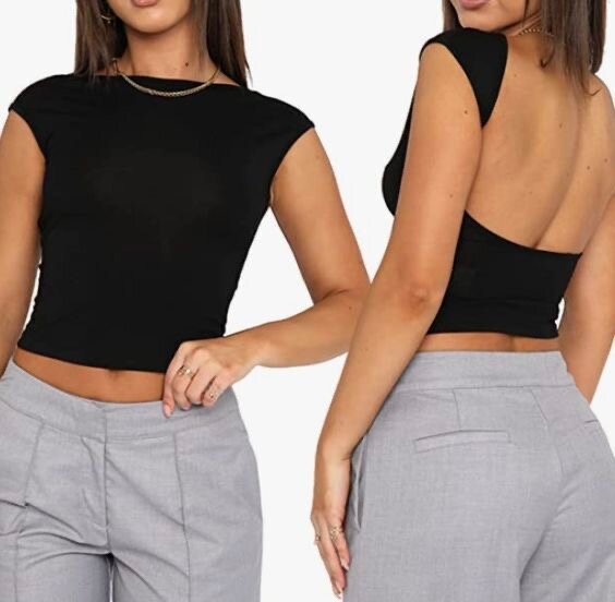 Top dos nu élégant