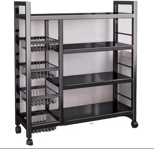 Étagère mobile métallique