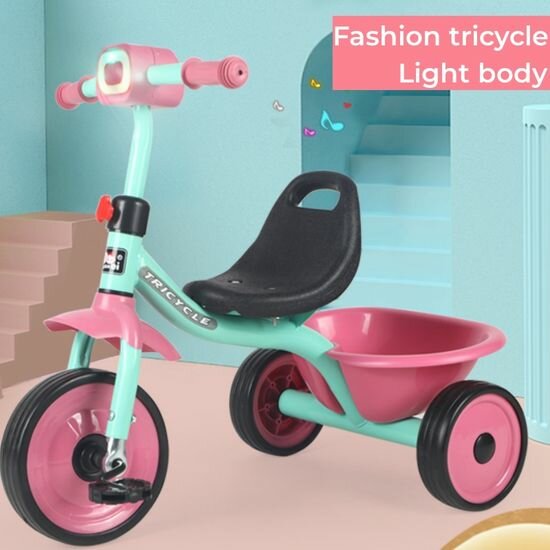 Tricycle enfant rose