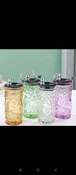 Verre Diamant avec Paille