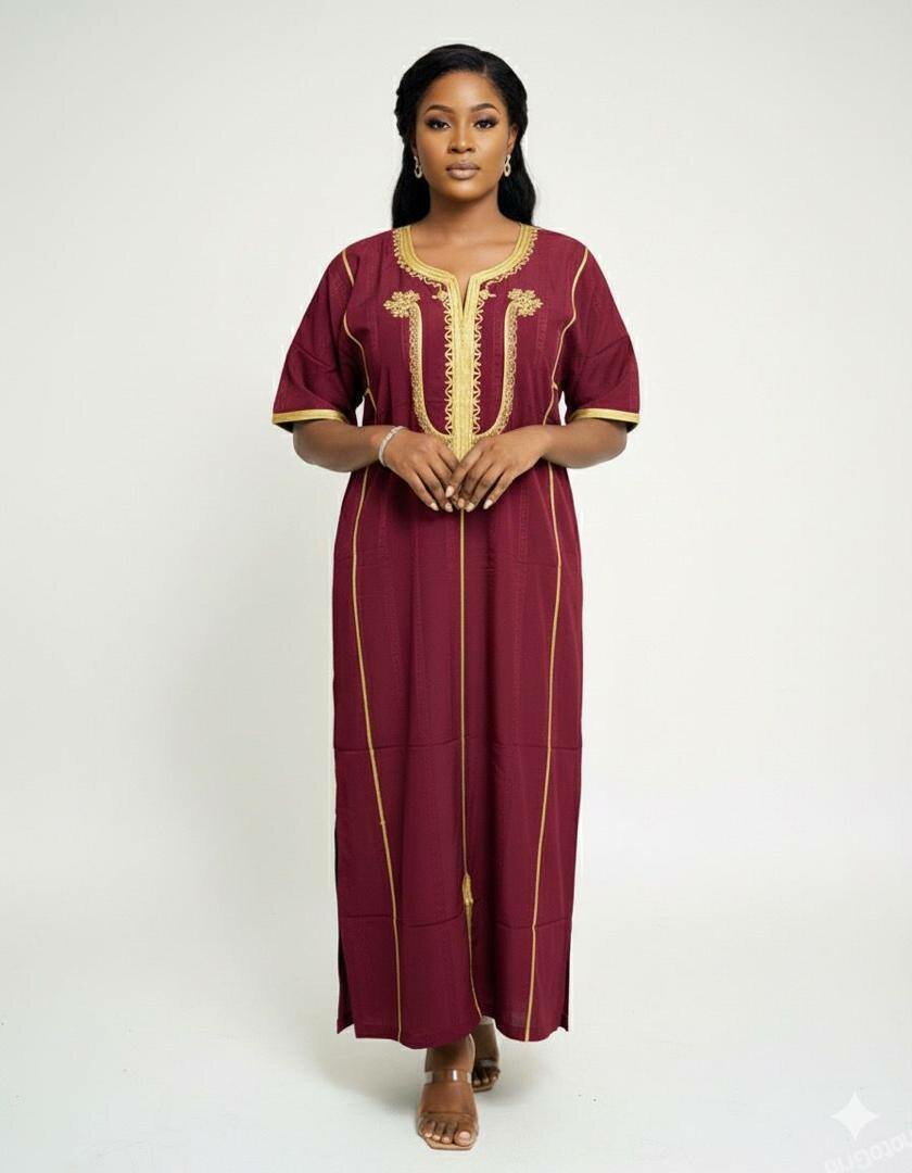 Robe Caftan Élégante Femme