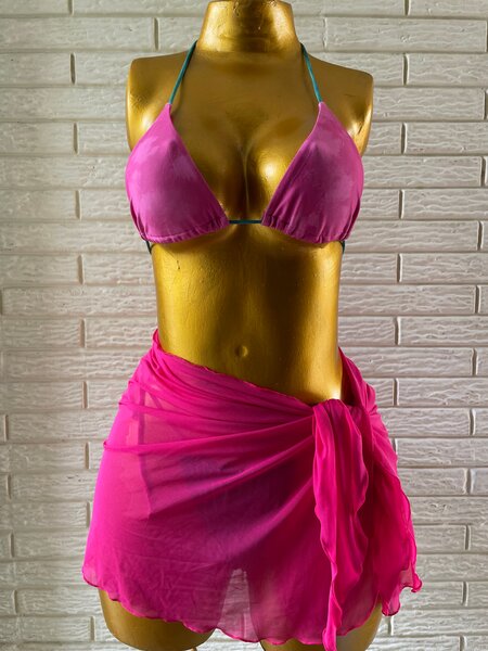 Maillot de bain bikini rose