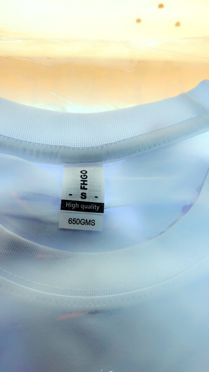 T-shirt Blanc Imprimé CHAMPAGNE