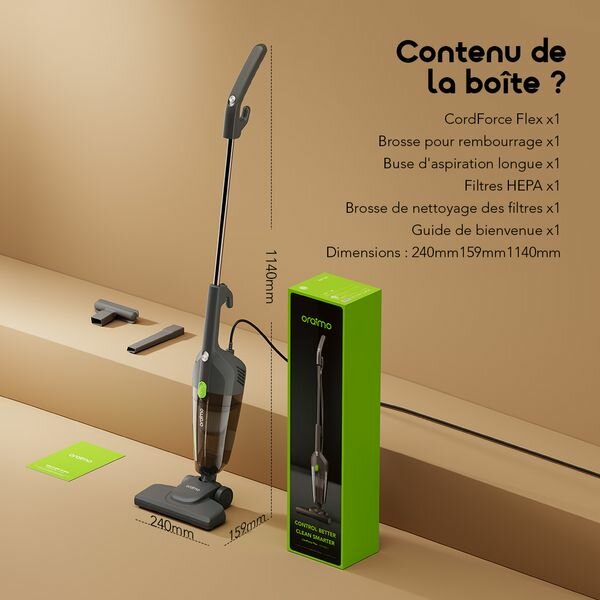 Aspirateur compact 550W