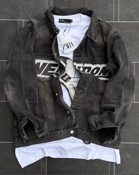 Veste en jean Zara homme