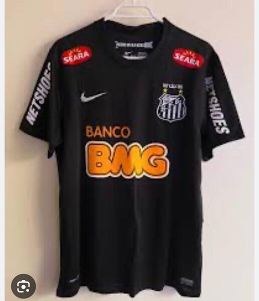 Maillot de foot Santos Noir