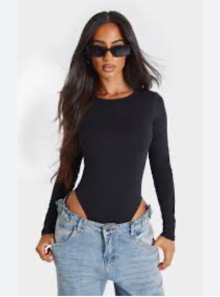 Body ajusté noir femme