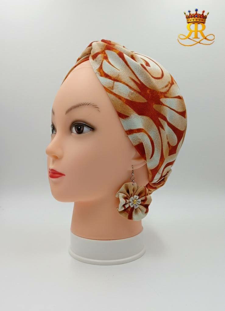 Ensemble Turban Terra cota