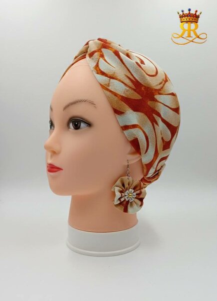 Ensemble Turban Terra cota