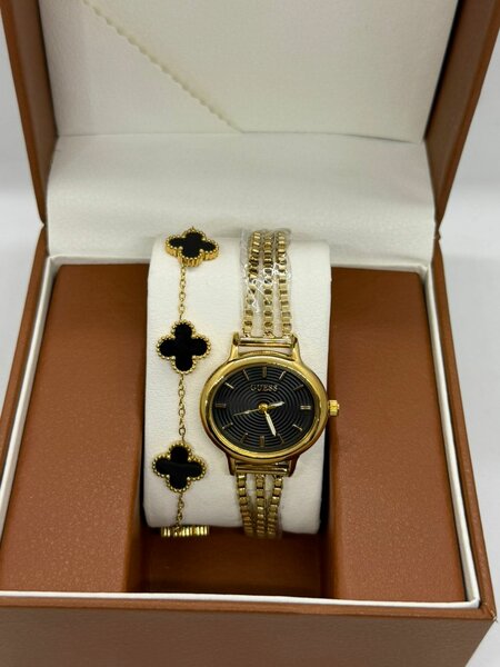 Montre femme or avec bracelet