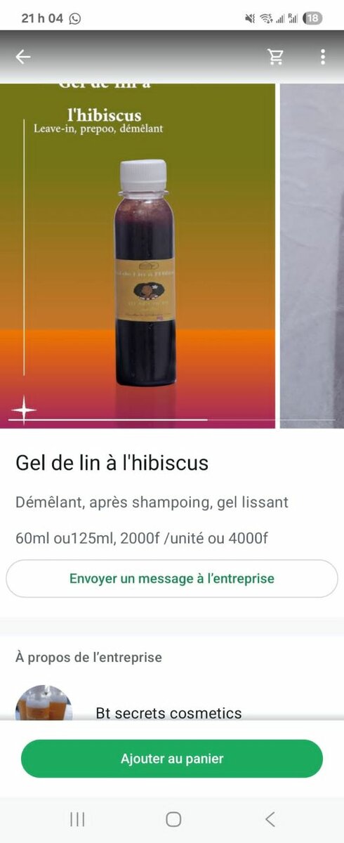Démêlant au lin