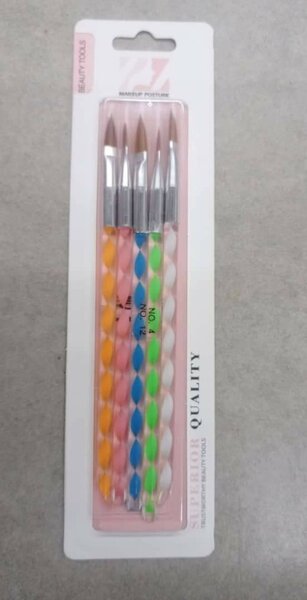 Pinceaux Nail Art Set 5 Pièces