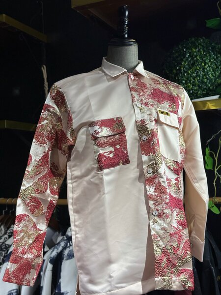 Chemise brodée chic homme