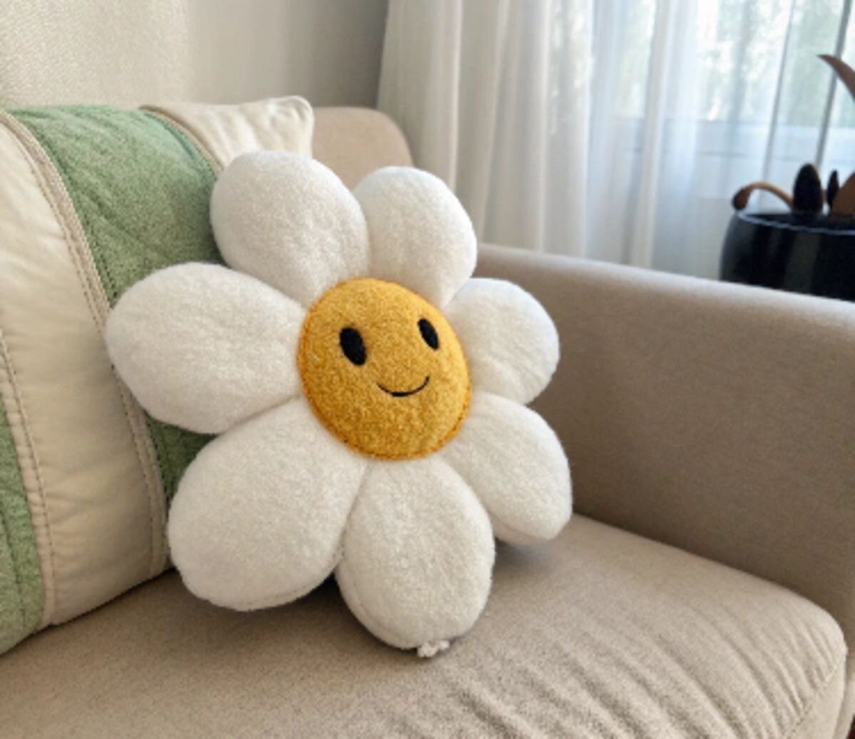Coussin fleur douce et mignonne