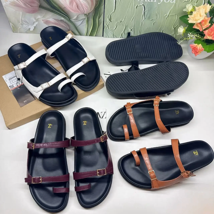 Sandales plates élégantes