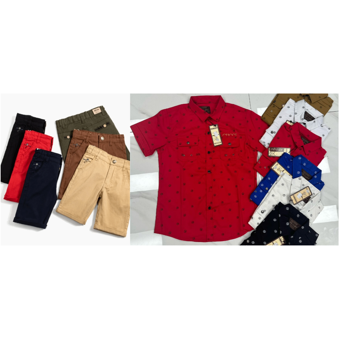 Ensemble chemise et bermuda