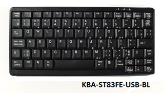 Mini Clavier compact USB noir