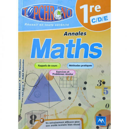 Annales Maths 1re C/D/E