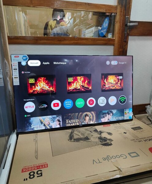 Téléviseur Google TV 58 pouces