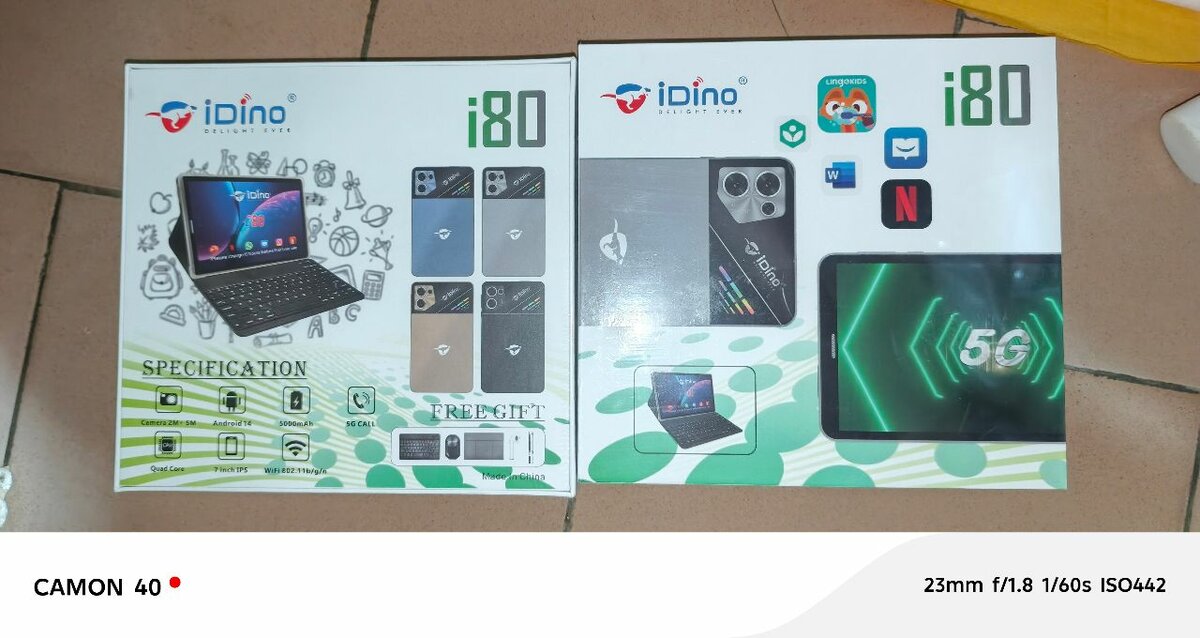 Tablette Idino i80  clavier