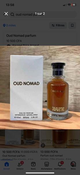 Parfum Oud Nomad 100ml