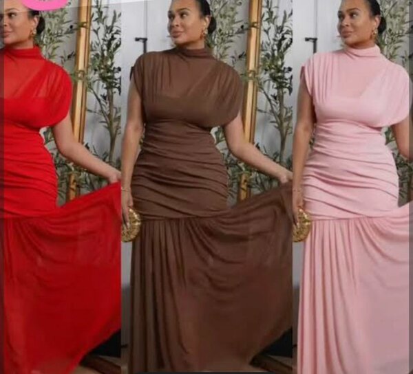 Robe longue élégante femme