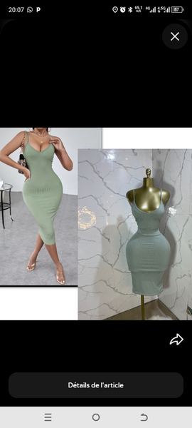 Robe moulante élégante