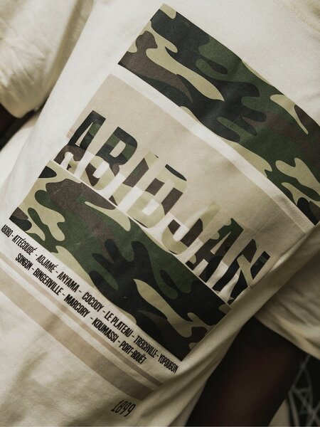 T-shirt camouflage urbain Abidjan