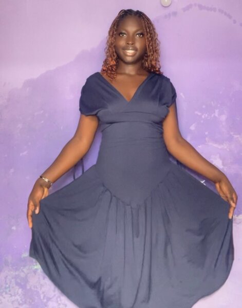 Robe longue grise pour femmes