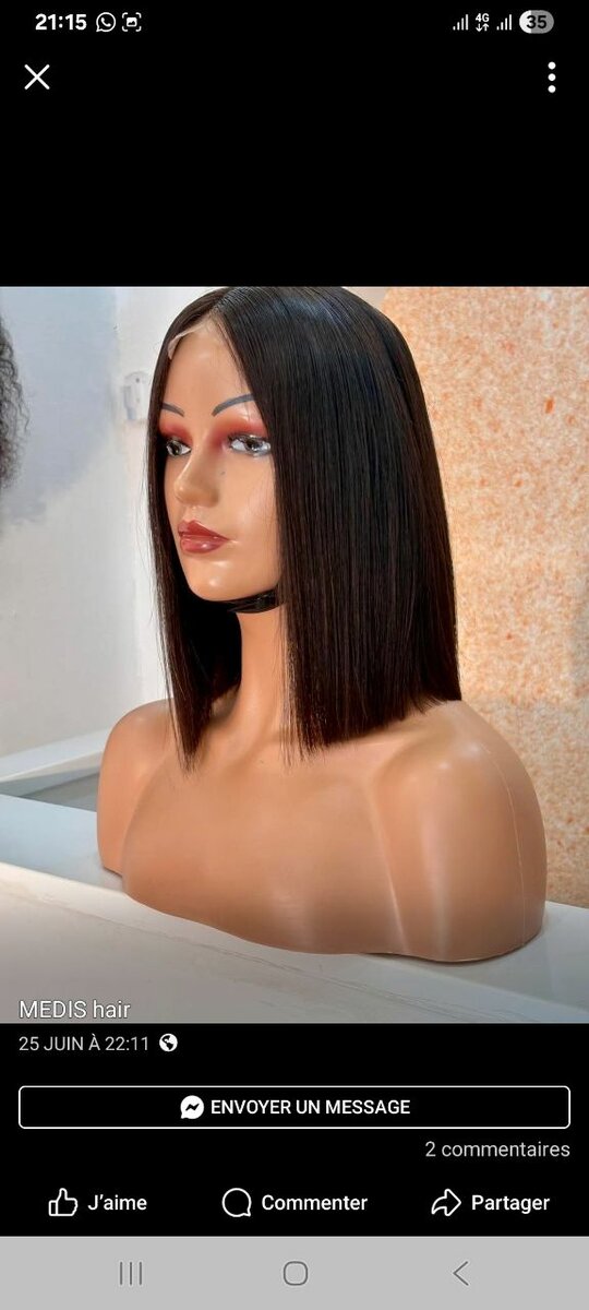 Perruque Carré Chic