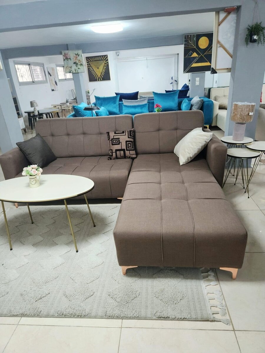 Canapé d'angle modulable