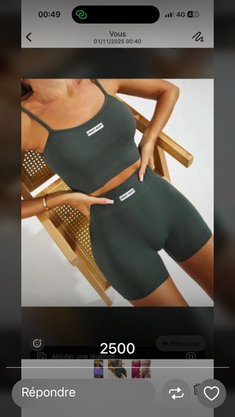 Ensemble de sport stylé