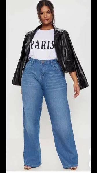 Jean taille haute femme