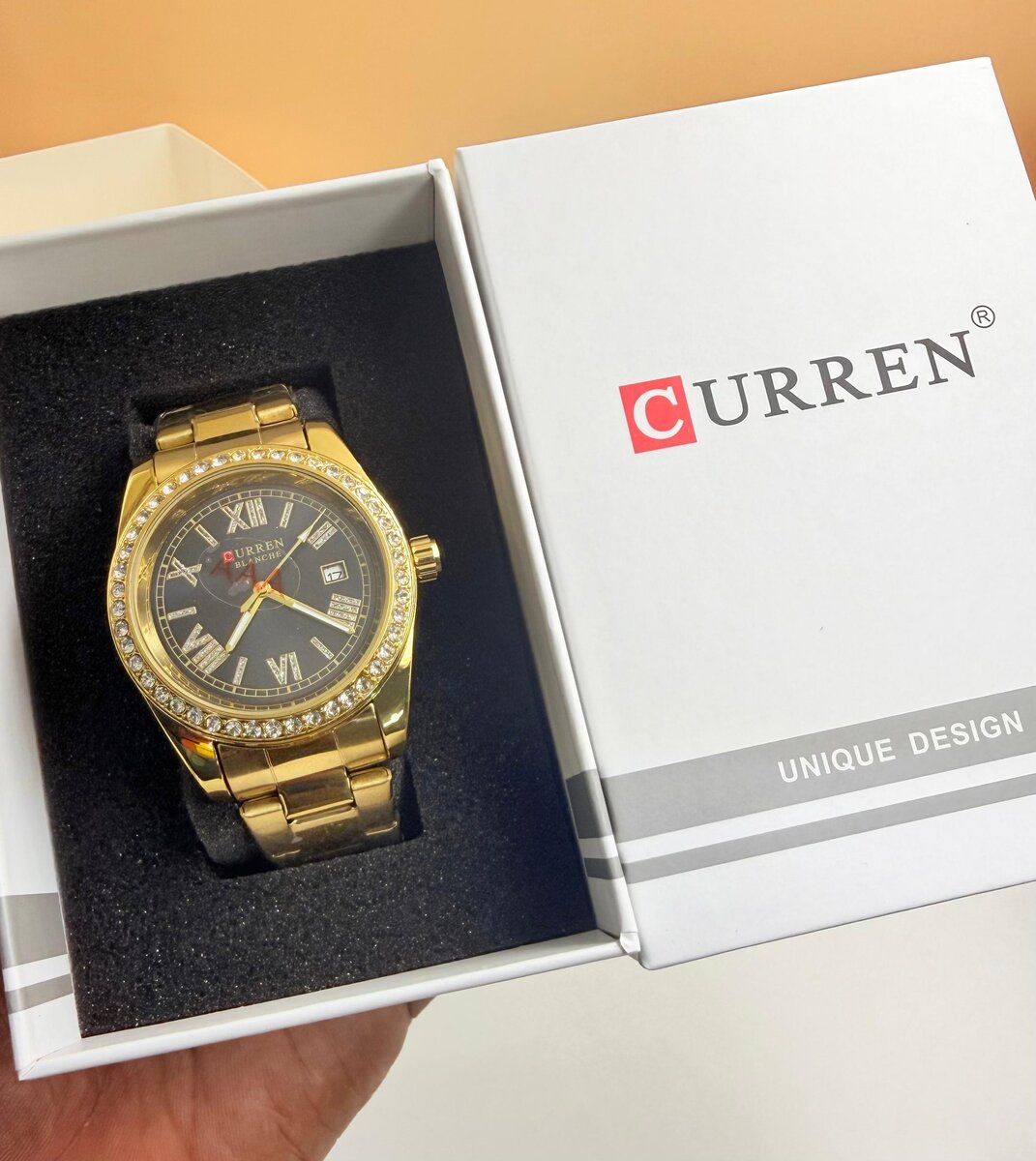 Montre CURREN Femme Luxe en Acier