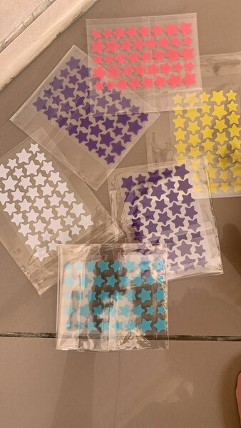 Autocollants Étoiles Colorés