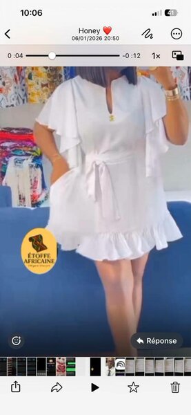 Robe blanche élégante