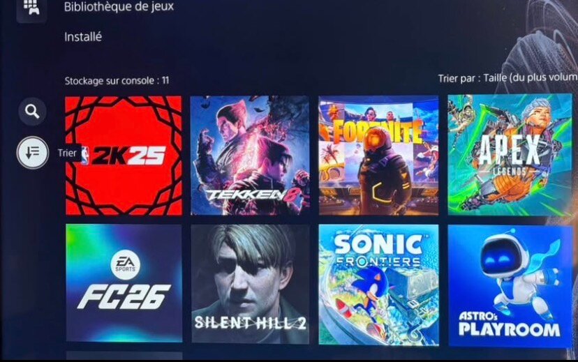 Console moderne avec manette