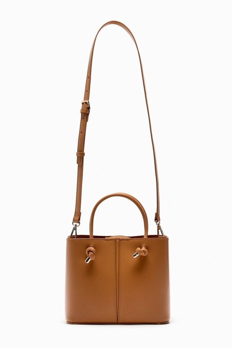 Sac en bandoulière chic brun