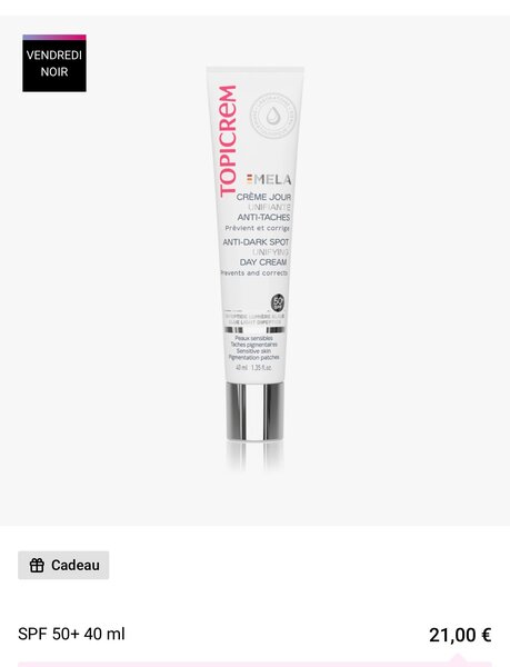 Crème Jour Anti-taches SPF 50