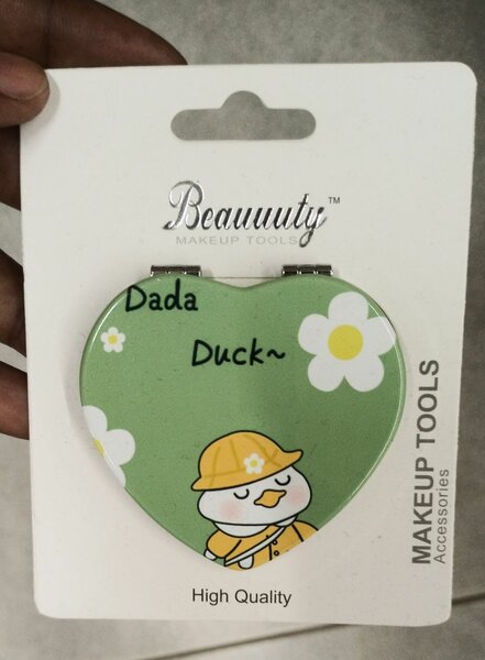 Miroir de Maquillage en Forme de Coeur