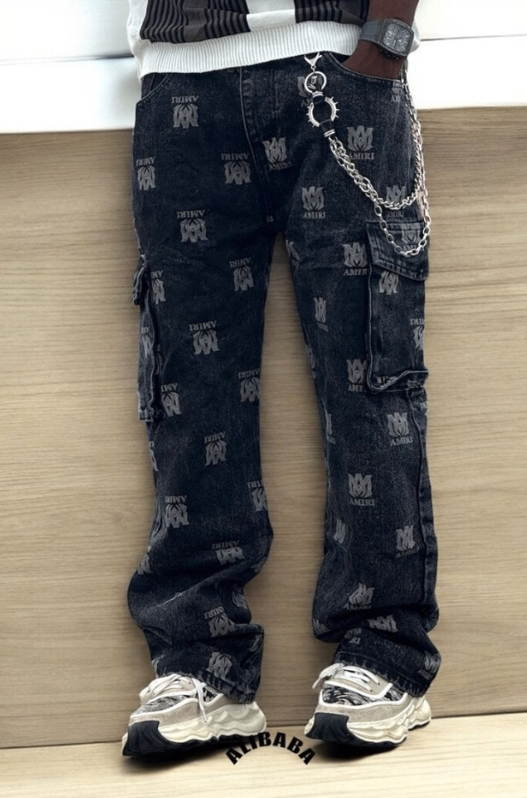 Jean cargo homme tendance