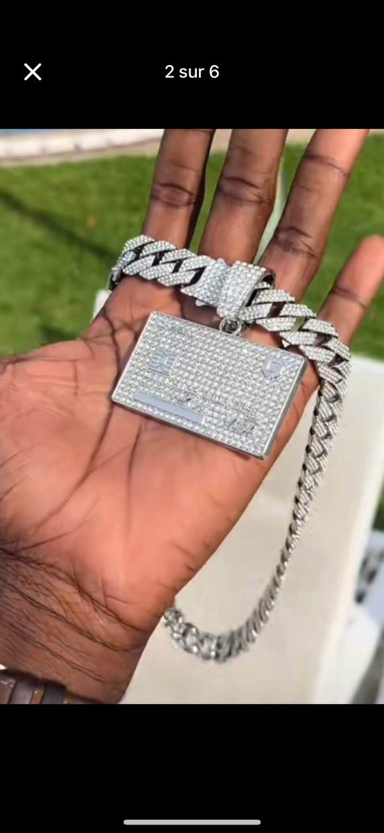 Collier Homme Plaqué Or