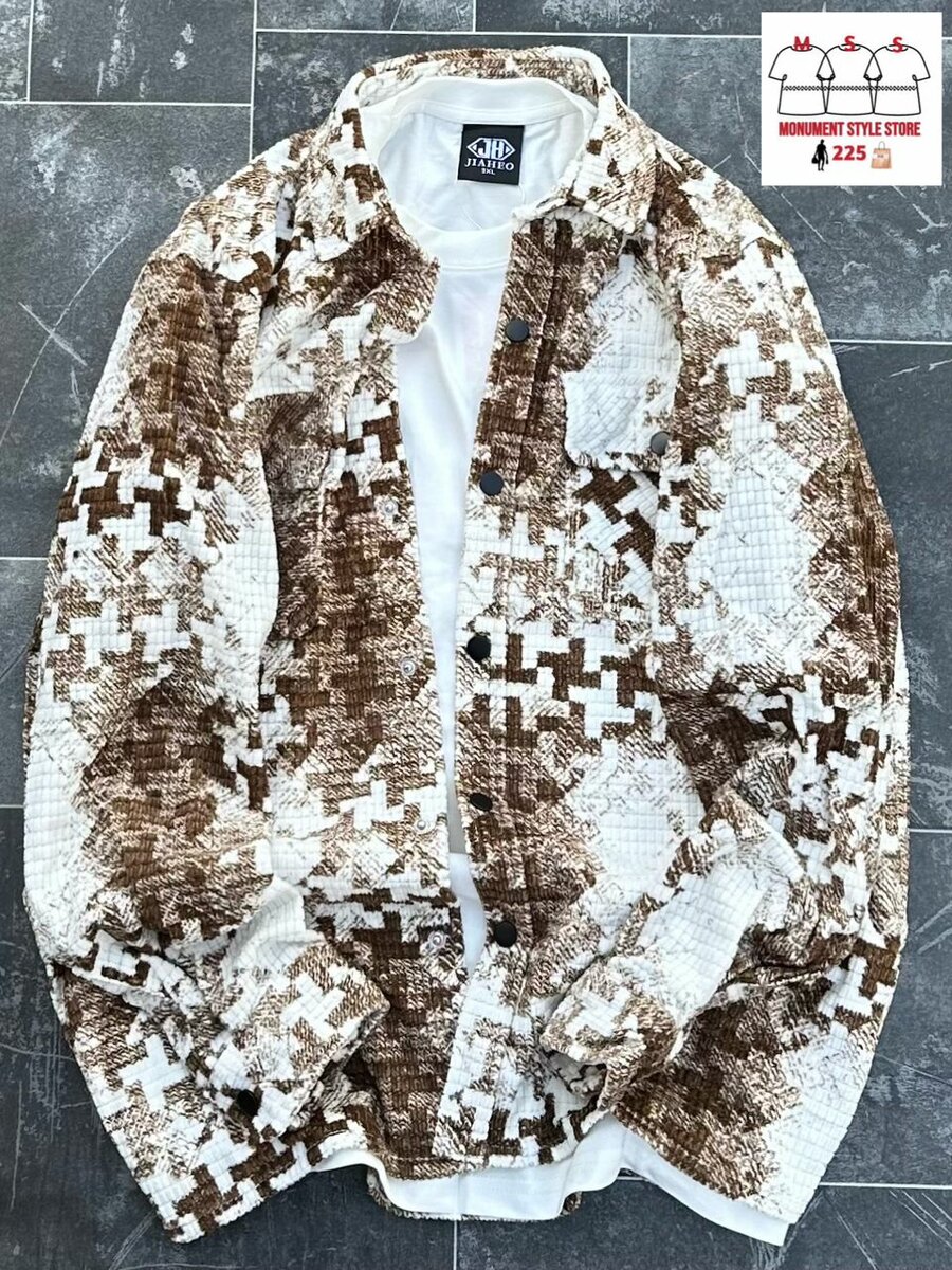 Chemise à motif vintage