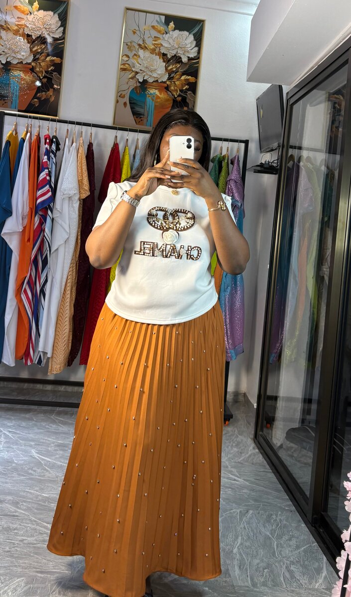 Jupe Plissée Élégante Femme