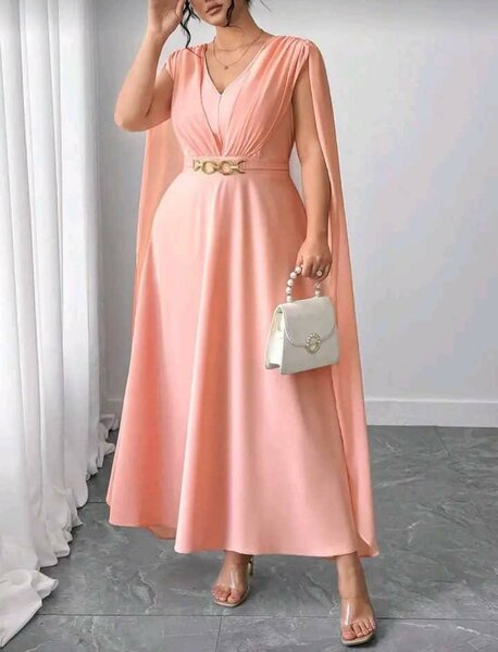 Robe de soirée élégante rose