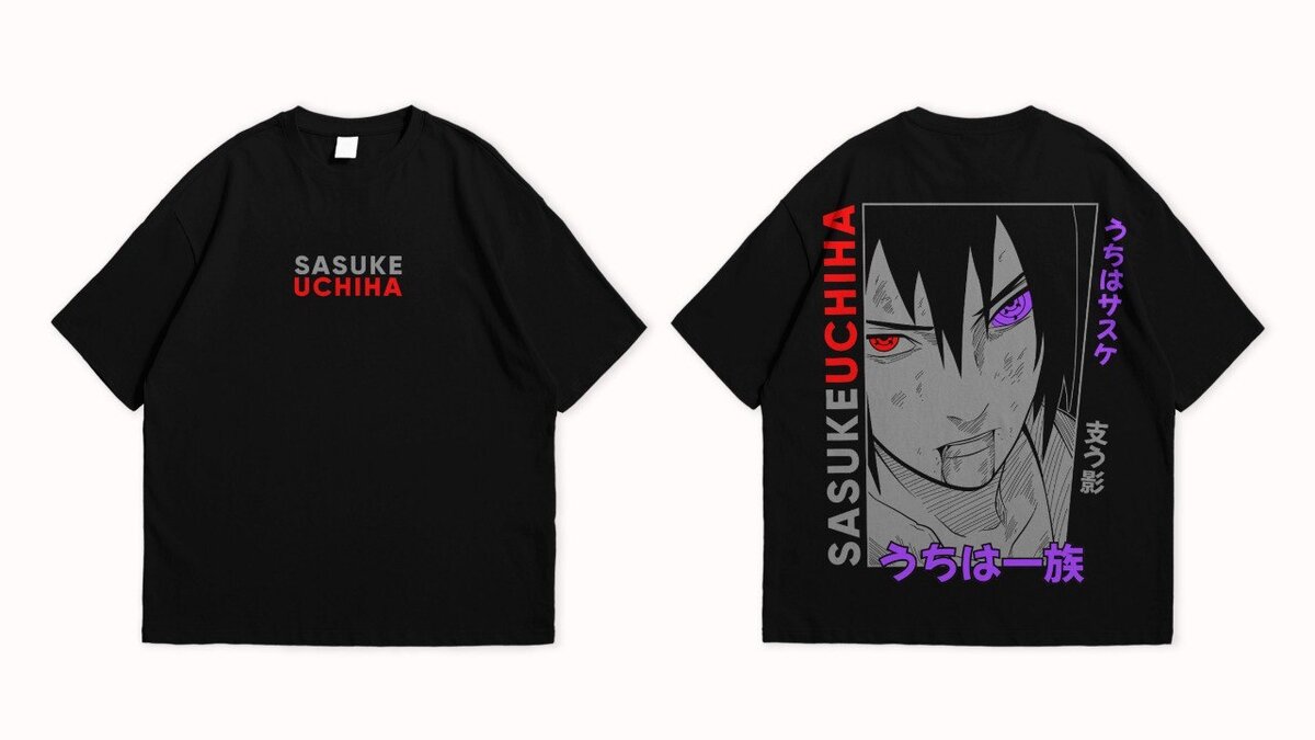 T-shirt Sasuke Uchiha Naruto