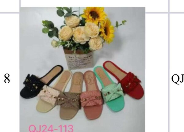 Sandales colorées tendance