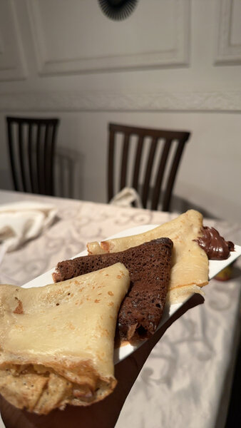 Assortiment de crêpes délicieuses